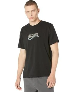 AllSaints Check Up Short Sleeve Crew