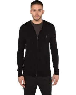 AllSaints Mode Merino Zip Hoodie