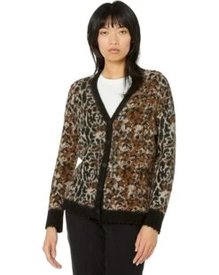 AllSaints Leopard Star Cardigan