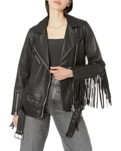 AllSaints Billie Tassel Biker
